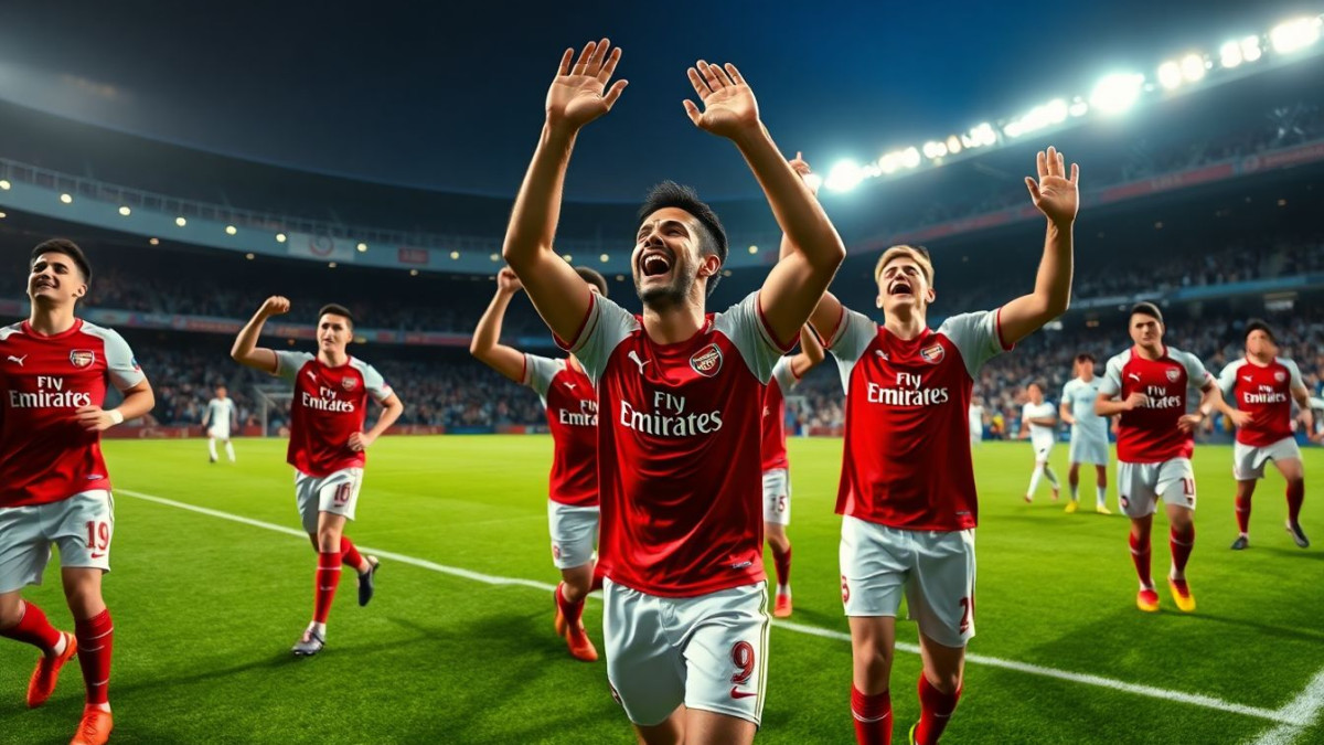 Arsenal s’impose 3-0 face au Real Madrid en Ligue des Champions fin du match