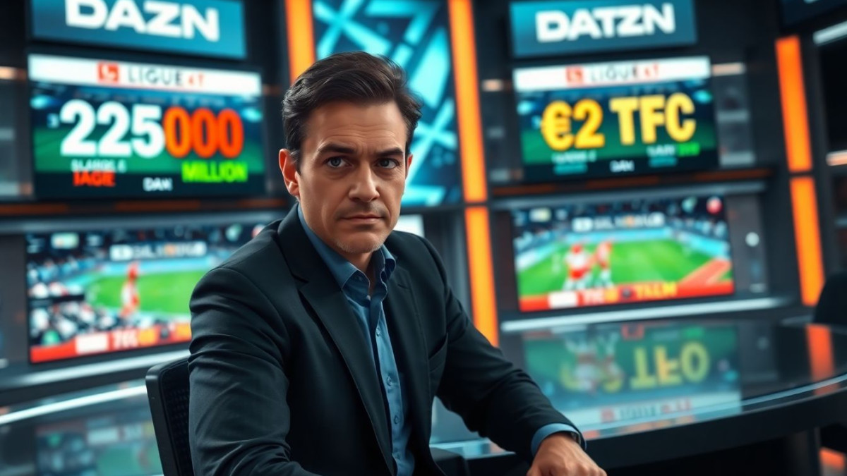 Droits TV : DAZN risque une perte de 250 millions d’euros, l’avenir de la Ligue 1 et du TFC incertain