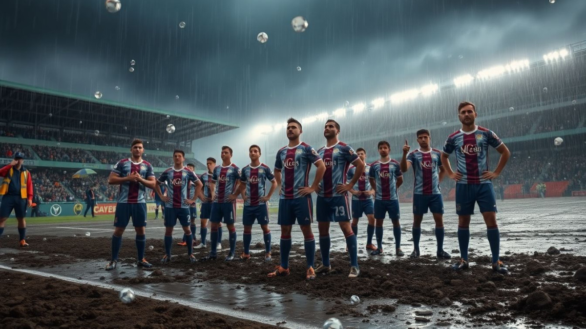 Football (Coupe de Bigorre) : après une pluie de cartons, le match entre Haut-Adour et Orleix est interrompu par la grêle