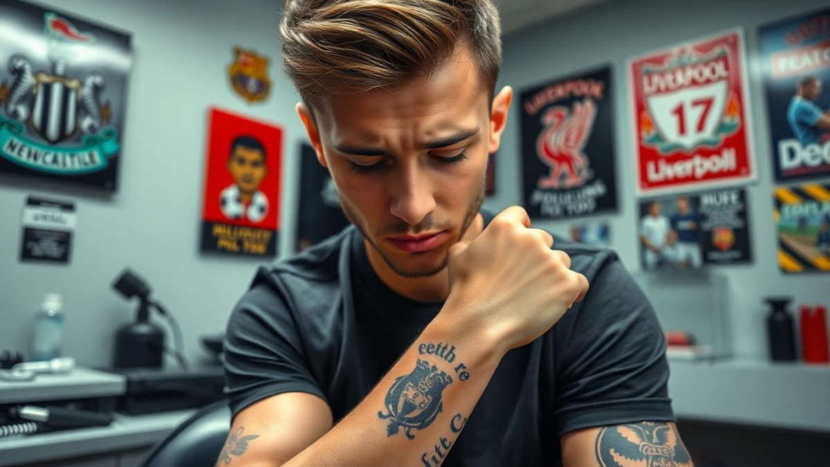 Il se fait tatouer en hommage à Dan Burn mais regrette déjà son choix après Liverpool-Newcastle (1-2)