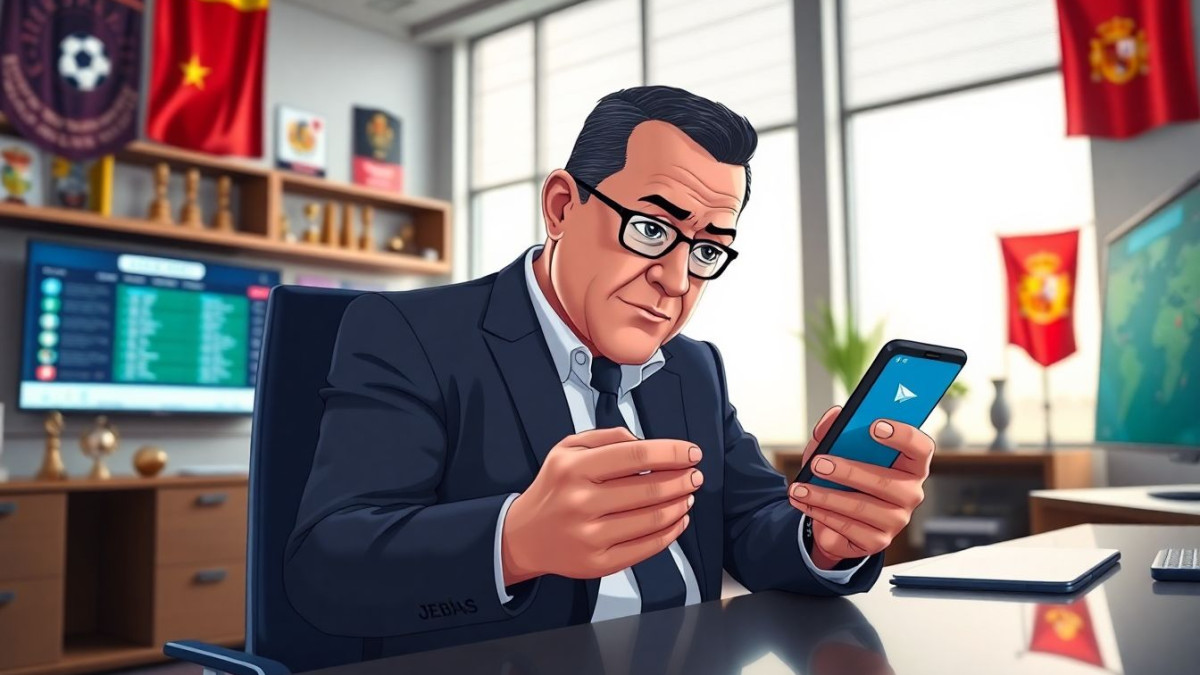 Javier Tebas consacre plusieurs heures daily à Telegram pour combattre le piratage au football espagnol