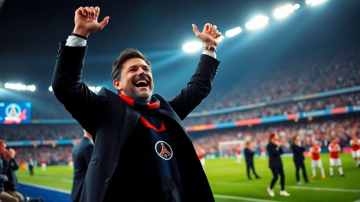 La réaction enthousiaste de Christophe Galtier après le PSG qualifié en finale de Ligue des Champions contre Arsenal (2-1) en demi-finale