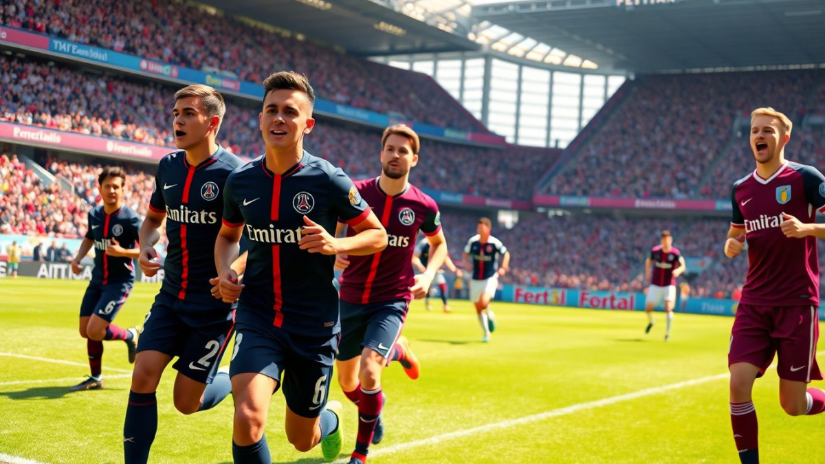 Le PSG s’impose 3-1 face à Aston Villa et mène en C1 : quarts PSG-Aston Villa