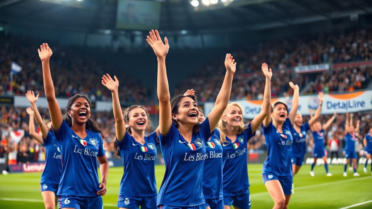 Les Bleues de l’équipe de France se qualifient pour le Final Four de la Ligue des Nations de football