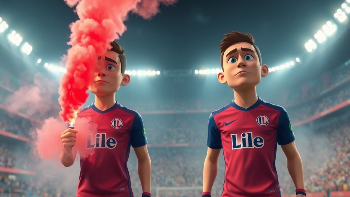 Lille : deux joueurs sanctionnés pour un fumigène Football
