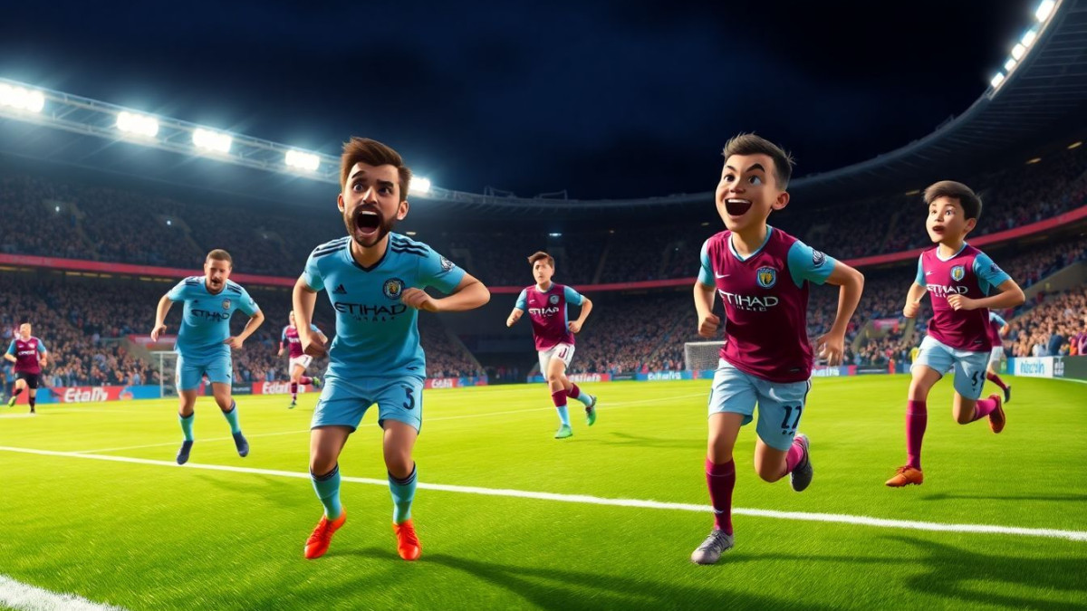 Manchester city inflige une défaite à aston villa dans les derniers instants premier league j34 manchester city-aston villa 2-1