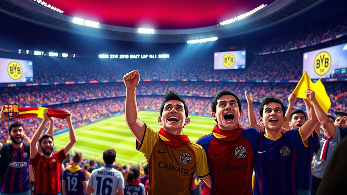 Regardez le match Ligue des Champions Barcelone-Borussia Dortmund en direct sur quelle chaîne et à quelle heure