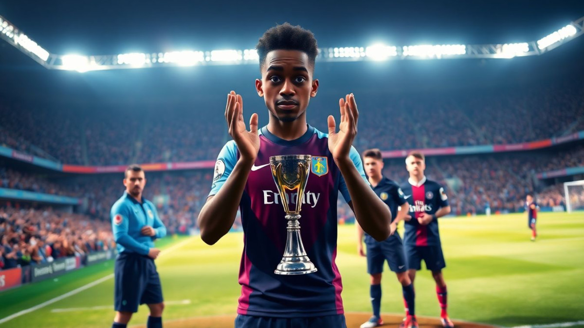 VIDEO Aston Villa-PSG : Ousmane Dembélé refuse de recevoir le trophée d’homme du match, scène étonnante