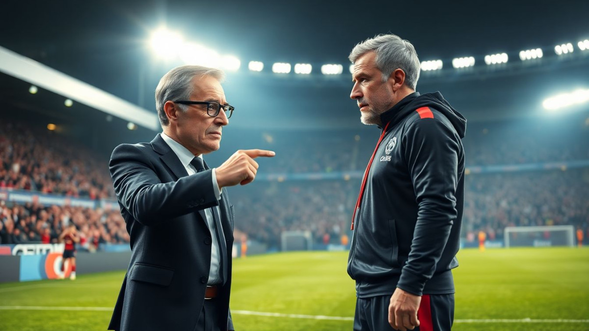 Video. Football : Propriétaire d’un club de Premier League furieux s’en prend à son entraîneur au coup de sifflet final