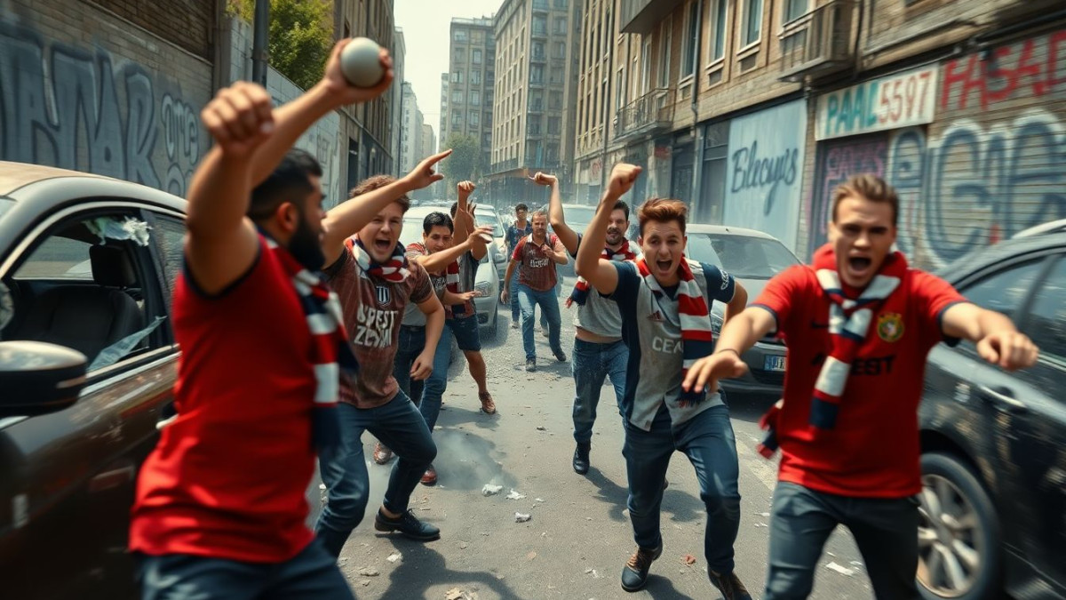 VIDEO Football : Voitures caillassées, portière volée… Attentats des ultras brestois contre lensois