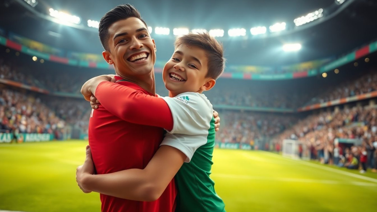 Cristiano Ronaldo célibre de manière très particulière le 1er but de son fils avec l’équipe du Portugal