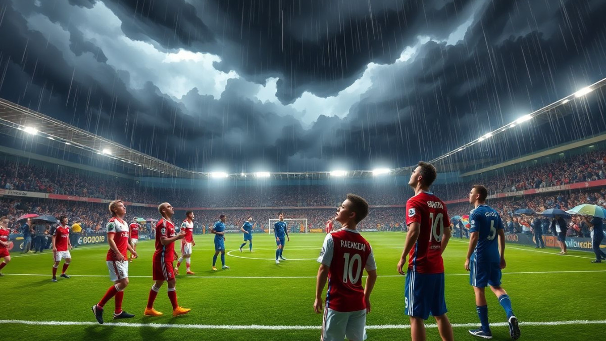 Benfica-Chelsea : match interrompu par un orage à quelques minutes de la fin en 8e du Mondial des clubs