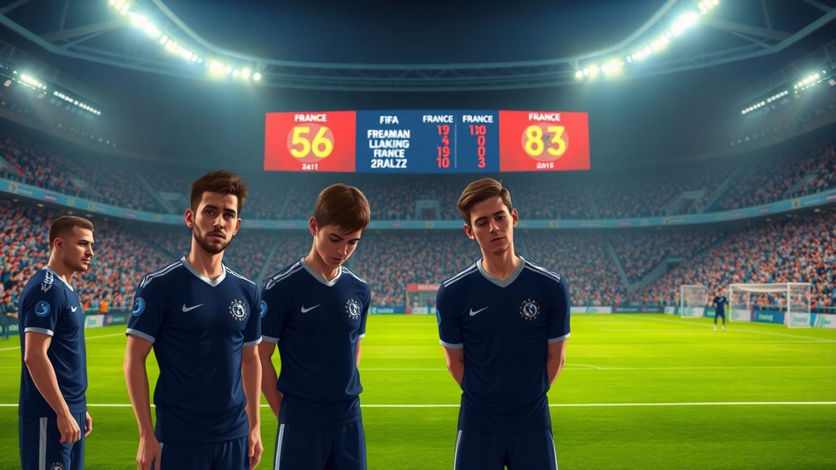 Classement FIFA : Une chute préoccupante pour les Bleus dans la hiérarchie mondiale du football