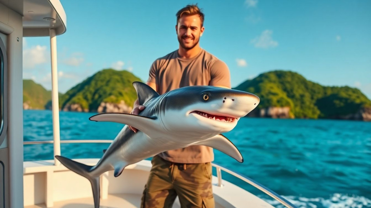 Footballeur critiqué pour avoir pêché un requin-marteau : Respecte la mer et ses habitants
