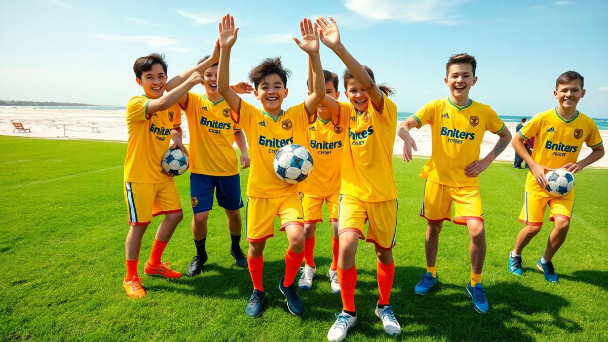 Les jeunes footballeurs font leur grand retour après un stage intensif à Valras-Plage