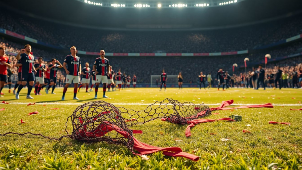 Victoire PSG en Ligue des Champions : pelouse dégradée, filets arrachés… Paris devra payer les réparations