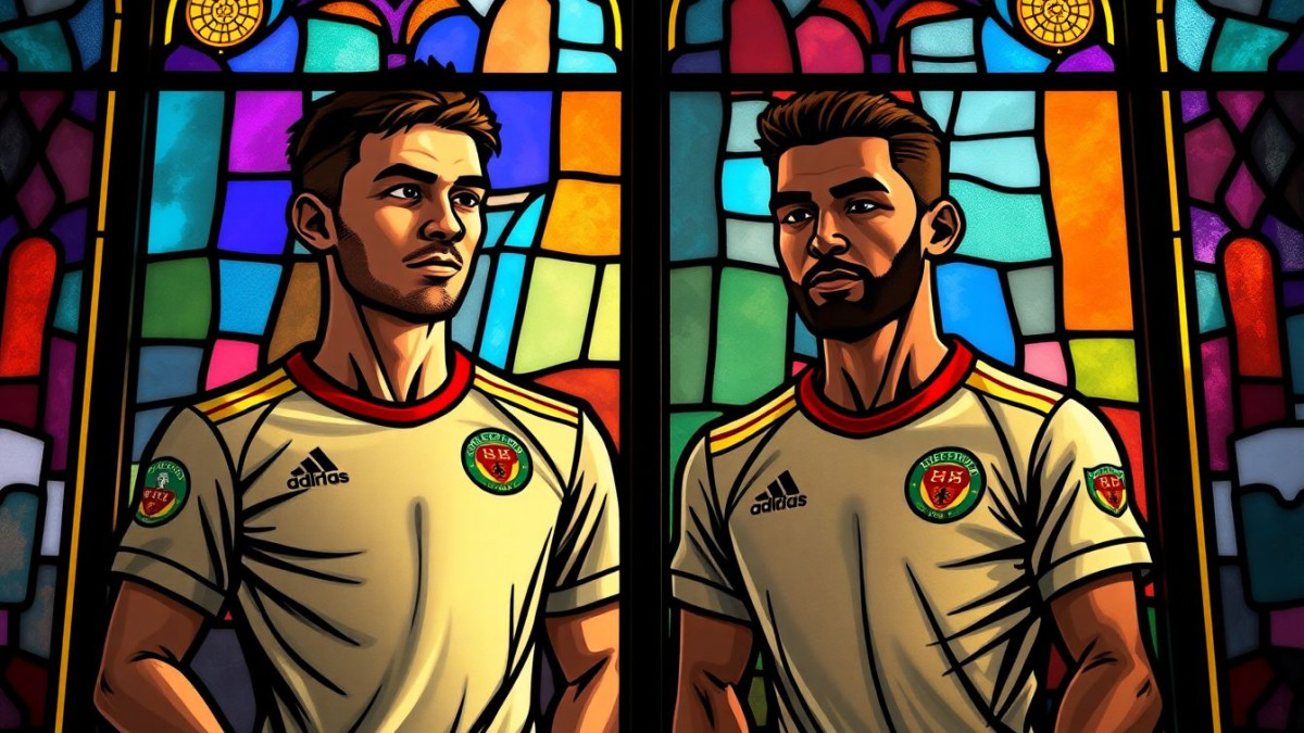 Bellingham et Dugarry immortalisés sur un vitrail à Birmingham : hommage inédit au football