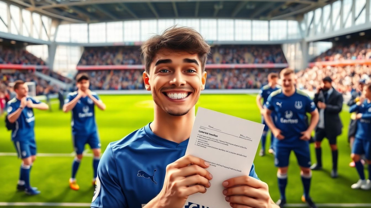 Everton prolonge Branthwaite jusqu’en 2030 : un engagement fort pour l’avenir du club