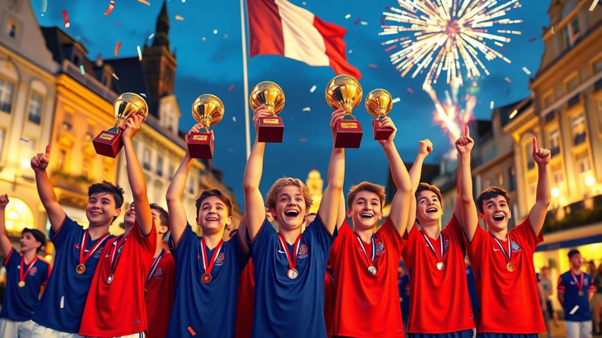 Foot à Arzens : les U17 célébrés lors de la cérémonie du 14-Juillet
