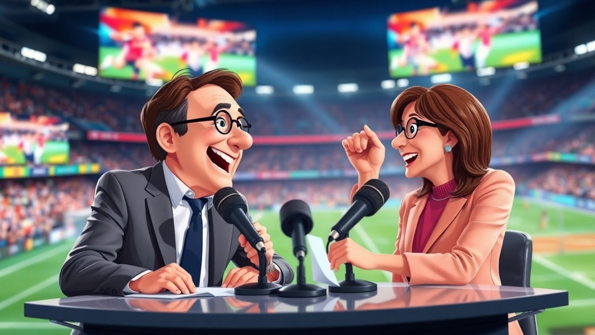 Football : L’incroyable duo Bertrand Latour et Carine Galli enflamme les passions