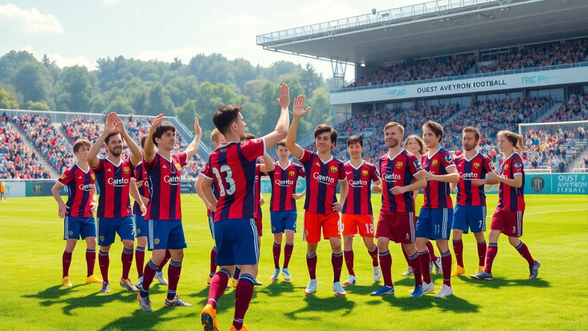 Ouest Aveyron Football : un bilan de saison positif pour Villeneuve et des perspectives prometteuses