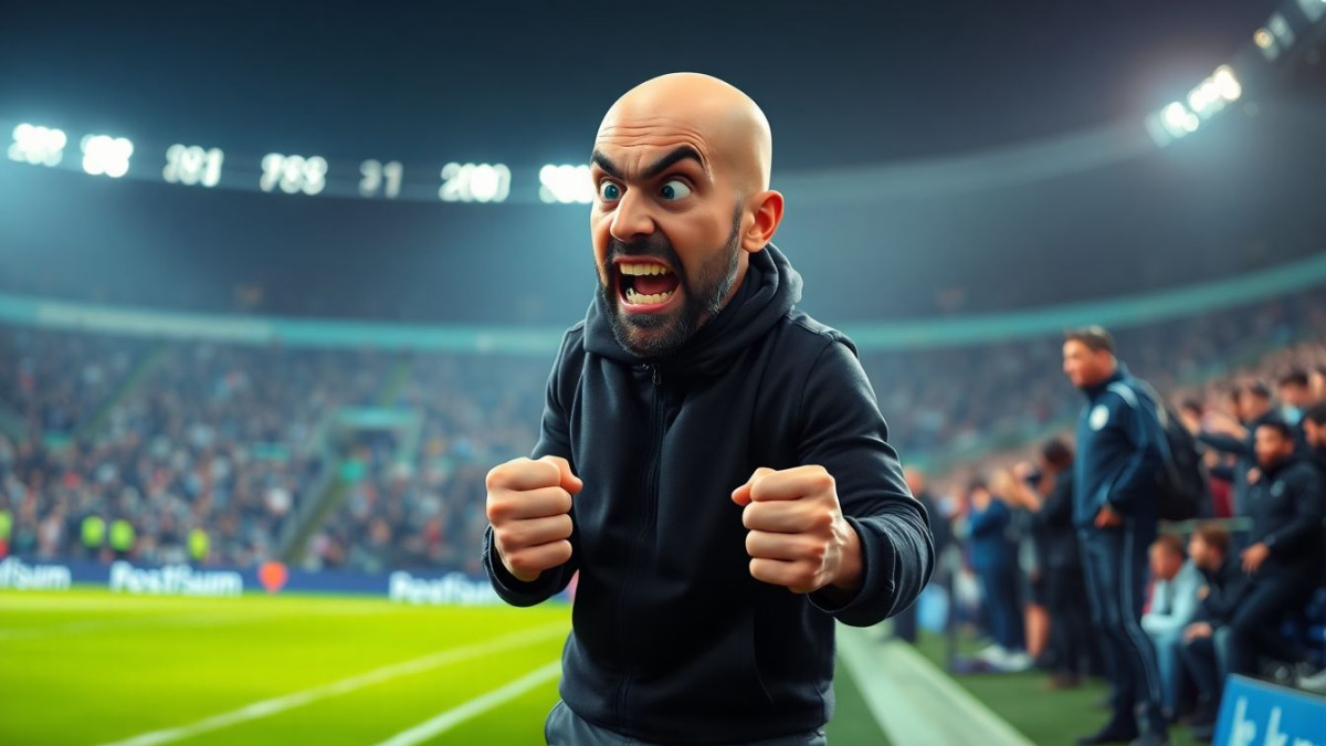 Pep Guardiola en Furie : L’Entraîneur Explose Contre l’Arbitre après une Décision Contestée