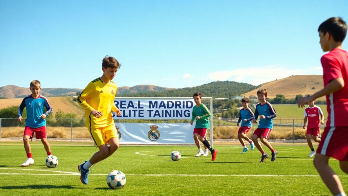 Stage d’élite à Pierre-Ilbert : le Real Madrid forme les jeunes talents du Lot au football
