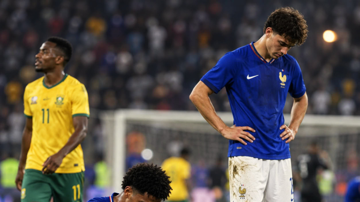 Les Bleuets chutent face à l’Afrique du Sud : la désillusion est totale