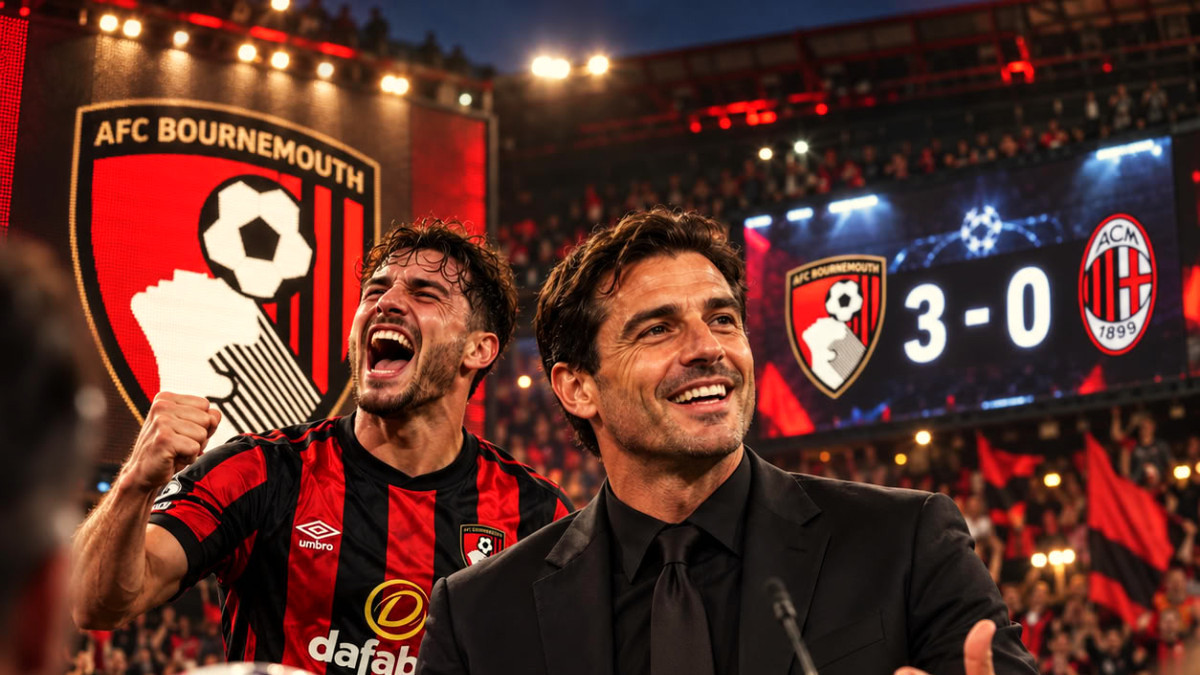 Bournemouth bat Milan 3-0 : les mots de Rose après la conférence de presse