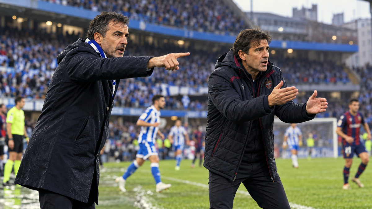 Deportivo et Levante s’affrontent à Riazor : un duel de tacticiens très attendu