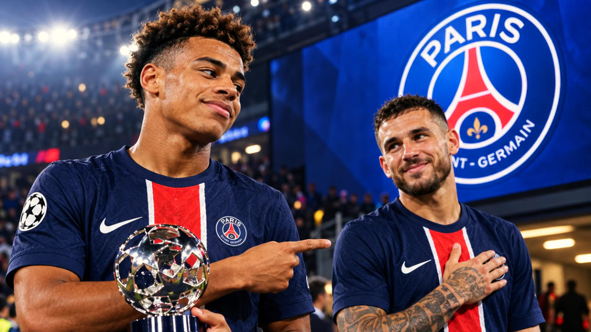 Désiré Doué désigne un autre homme du match que lui après la rencontre