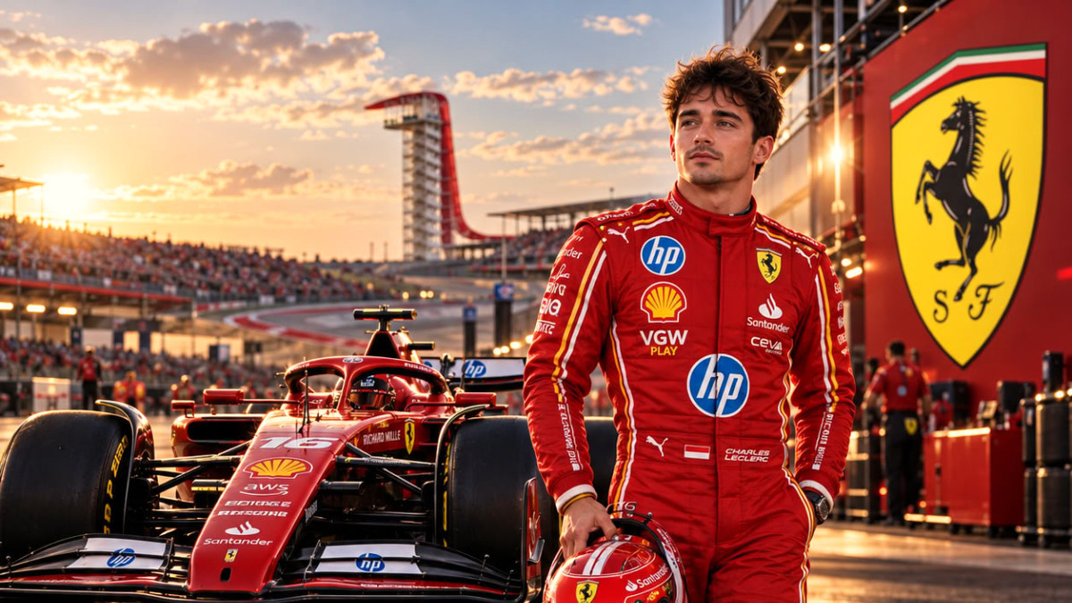 GP des États-Unis : Charles Leclerc signe le meilleur temps dans une Ferrari améliorée à Austin