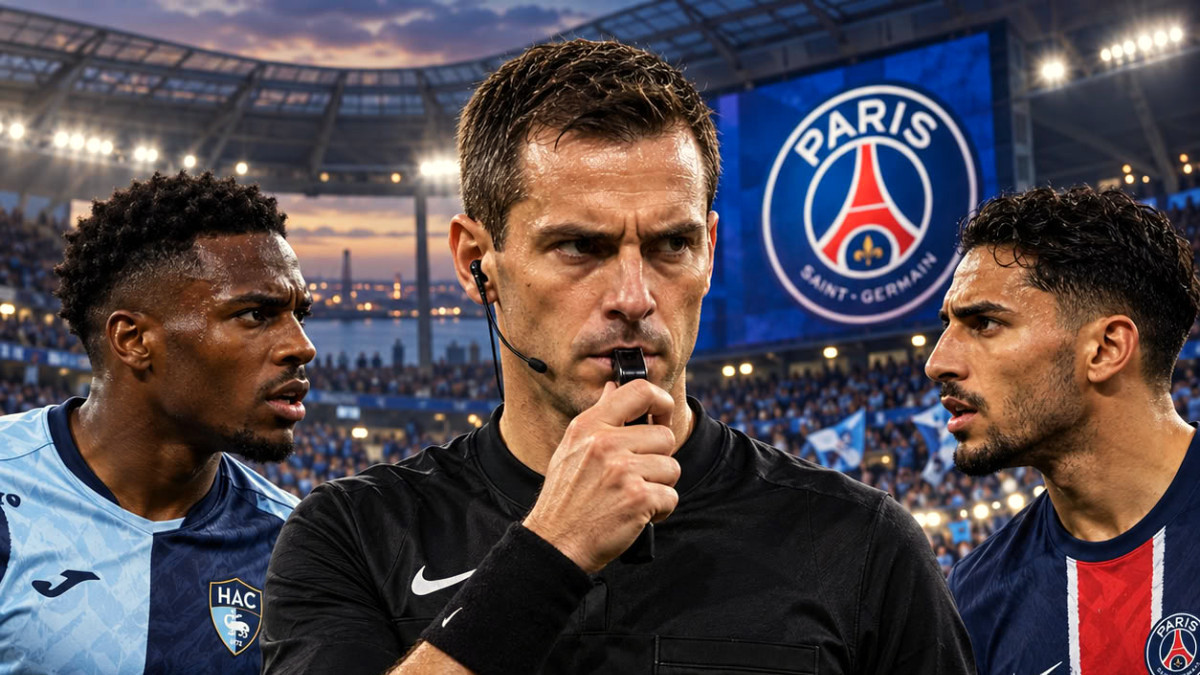 Le Havre-PSG : l’arbitre désigné pour ce match de Ligue 1