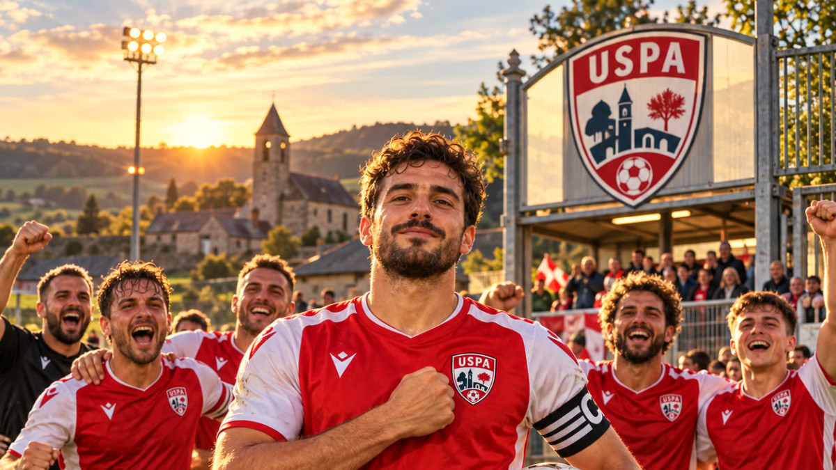 À Lanuéjouls, l’équipe première de football montre le chemin