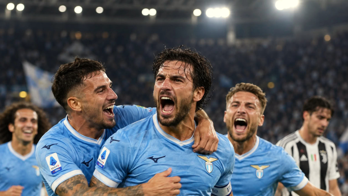 La Lazio Rome bat la Juventus Turin et reprend la tête du classement