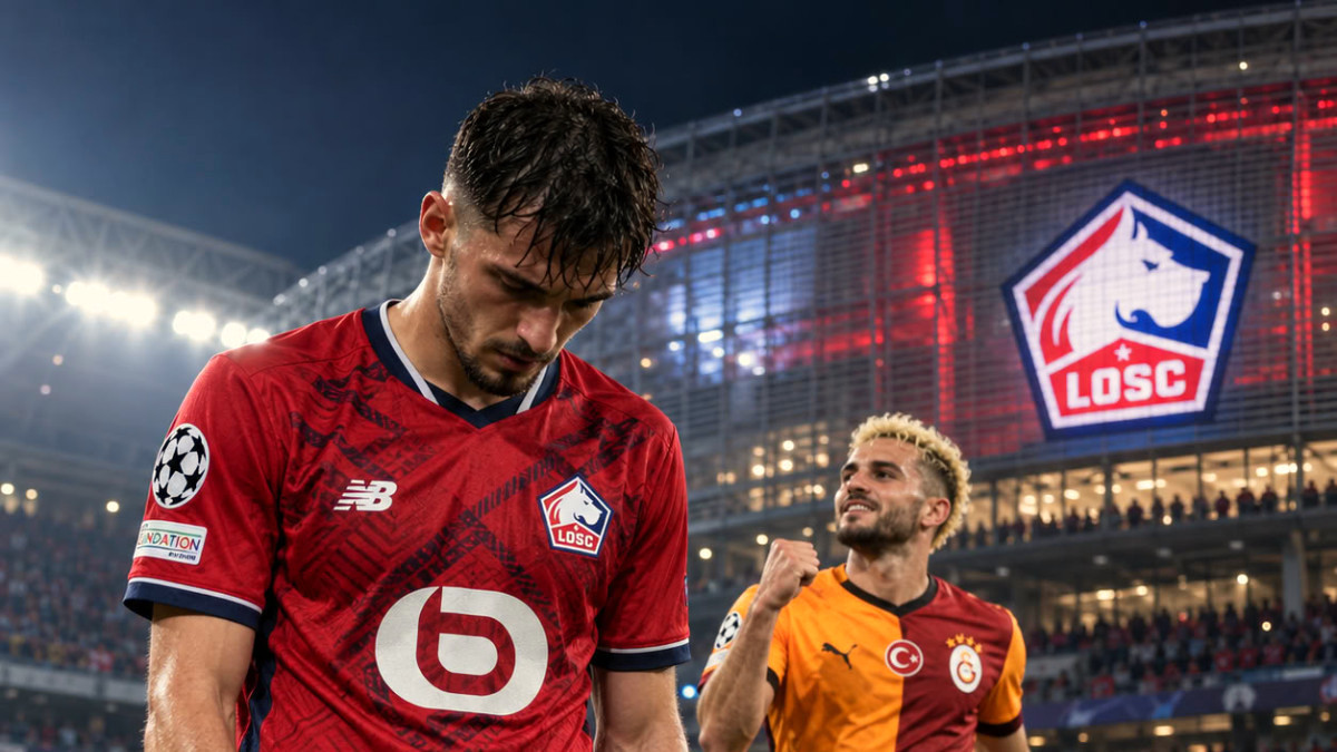 Lille balayé par Galatasaray à domicile : déjà en difficulté en Ligue des champions
