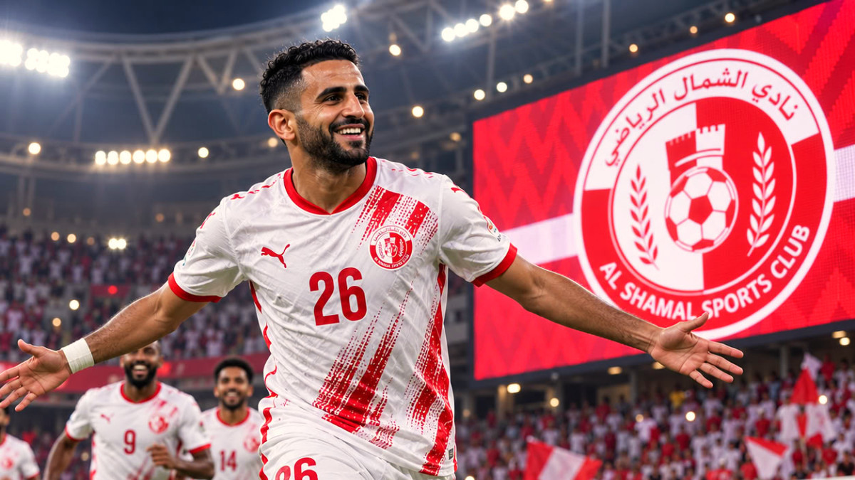 Mahrez débloque son compteur avec Al-Shamal en inscrivant enfin son premier but