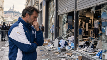 L’OM condamne le pillage de sa boutique de la Canebière après les incidents de samedi