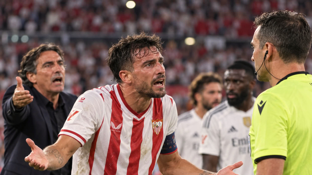Le Séville FC dénonce un » énorme scandale » d’arbitrage après sa défaite contre le Real Madrid