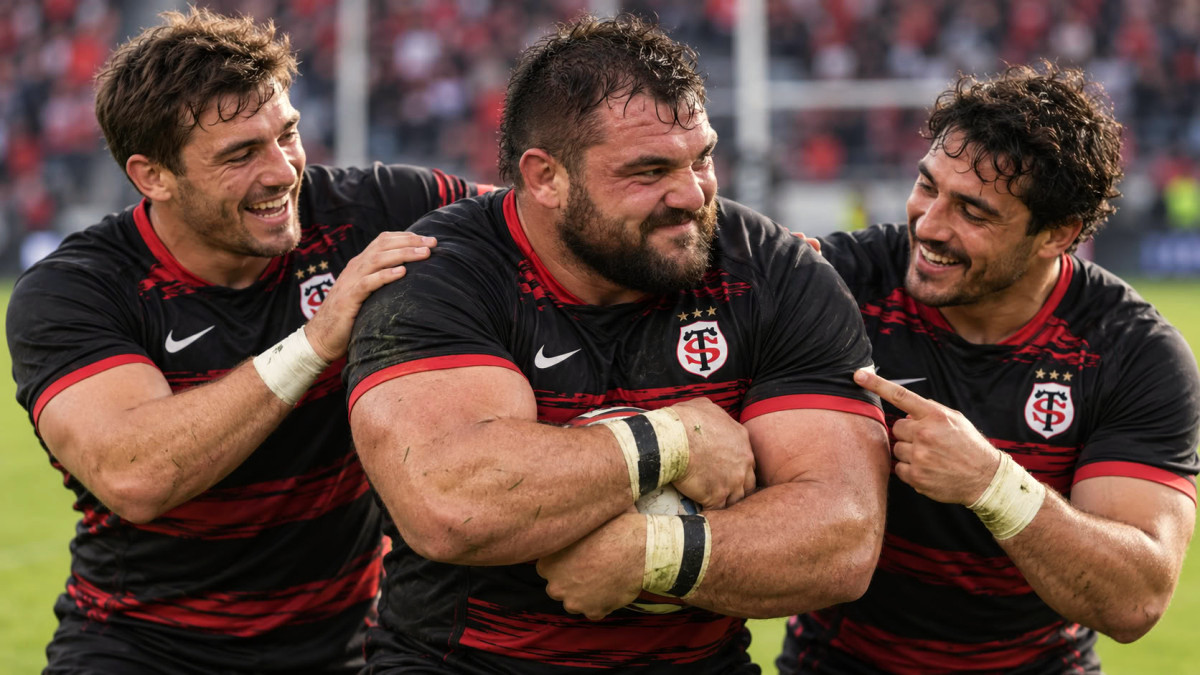 Stade Toulousain : » Tellement musclé qu’on ne voit plus le ballon «, un international gentiment chambré par ses compatriotes