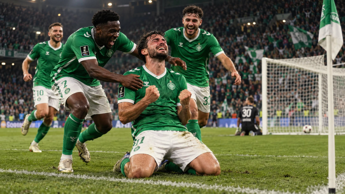Les Verts arrachent le nul et gardent espoir
