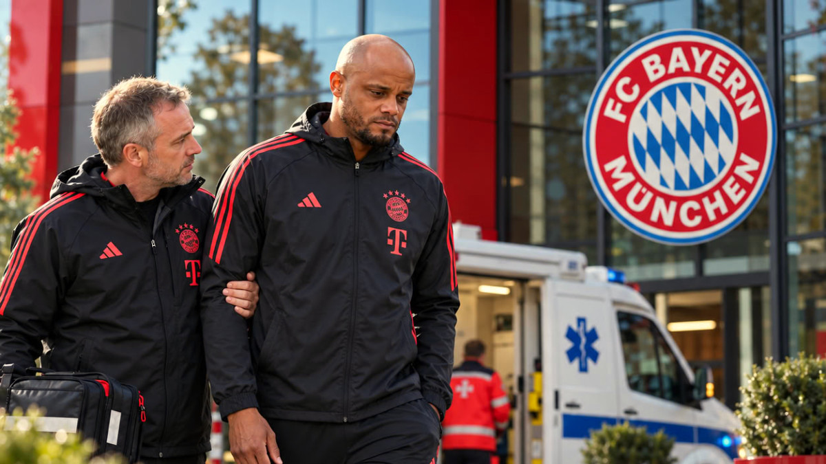 Vincent Kompany hospitalisé après un malaise à l’entraînement : des examens approfondis sont prévus